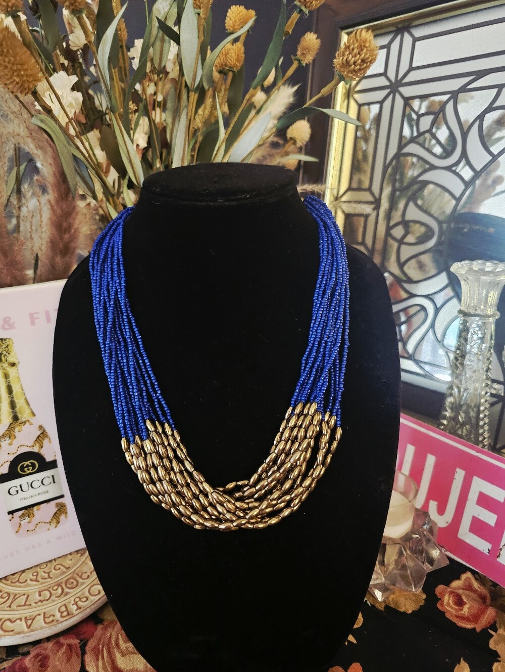 Multi Strand Beaded Necklace